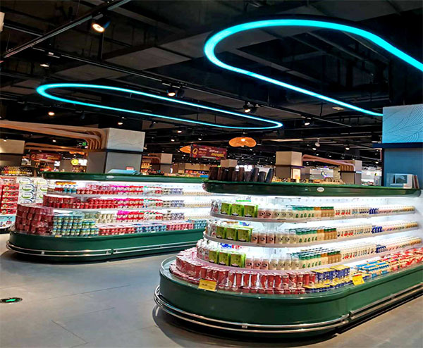 圓弧形風(fēng)幕柜